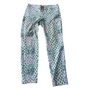 Lilly Pulitzer Kelly Skinny Ankle Pineapple Pants Size 6